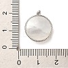 Brass Micro Pave Cubic Clear Zirconia Pendants KK-P260-27A-P-3