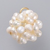 Natural Cultured Freshwater Pearl Pendants PALLOY-JF00419-2