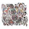 50Pcs Eerie Wind World Paper Self-Adhesive Picture Stickers AJEW-S086-01-2