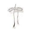 Brass Micro Pave Cubic Zirconia Pendants KK-V008-13P-01-1