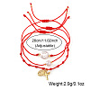 Imitatiom Pearl & Brass Charm Bracelets OQ8037-4-3