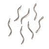Non-Tarnish 304 Stainless Steel Links Connector Charms X-STAS-Q323-13P-1