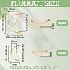 32Pcs 2 Style Brass & Alloy Linking Rings FIND-BC0005-02-2