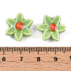 Glazed Porcelain Beads Strands PORC-N008-10D-4