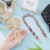 2 Pcs Acrylic Bag Strap Chains AJEW-WR0001-08-3