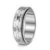 304 Stainless Steel Rotatable Finger Rings WG64A7A-01-1