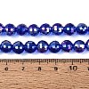 Transparent Glass Beads Strands GLAA-Q107-02A-15-4
