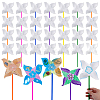 Paper & PVC Blank DIY Pinwheels Craft for Kids Art and Craft DIY-WH0128-20-1
