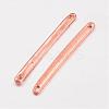 Tibetan Style Alloy Bar Links connectors TIBE-A14039-RG-FF-2