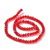 Electroplate Glass Beads Strands LS-EGLA-A034-T8mm-L09-2