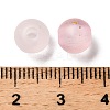 Frosted Transparent Acrylic Beads OACR-F013-13B-3