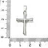 304 Stainless Steel Pendants X-STAS-F336-18P-02-3