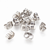 10Pcs 316 Surgical Stainless Steel Friction Ear Nuts STAS-ZF0001-01-1