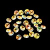 Electroplate Transparent Glass Beads EGLA-Z002-AB11-2