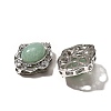 Natural Green Aventurine Multi-Strand Links KK-M304-04P-06-2