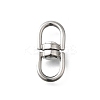 304 Stainless Steel Swivel Clasps STAS-U051-03F-P-1