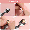 180Pcs 6 Styles Iron Rivets IFIN-CA0001-65-4