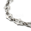 Non-Tarnish 304 Stainless Steel Link Chains Bracelets for Men & Women LS-BJEW-D042-12P-2