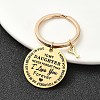 Valentine's Day Brass & 201 Stainless Steel Keychain KEYC-YW00097-25-1