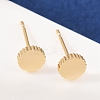 Brass Stud Earrings for Women EJEW-G441-03G-3