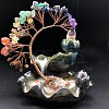 Gemstone Chips Tree Decorations AJEW-P120-A03-1