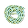 Baking Paint Glass Bead Strands GLAA-H031-01A-08-3