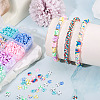 70G 10 Colors Handmade Polymer Clay Beads CLAY-TA0001-76-8