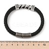 Braided Leather Cord Bracelets for Men BJEW-Z081-18AS-5