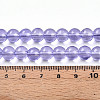 Baking Paint Transparent Glass Beads Strands DGLA-N006-8mm-06-4