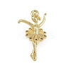 Brass Micro Pave Cubic Zirconia Pendants KK-D409-42G-A-1