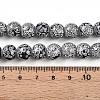 Transparent Baking Paint Glass Beads Strands DGLA-N009-10mm-10-5