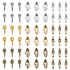 54Pcs 9 Styles Tibetan Style Alloy Pendants FIND-FG0002-88-1