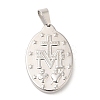 Non-Tarnish 304 Stainless Steel Pendants STAS-I121-07P-2
