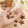DIY Star Rust Iron & Jute Cord Pendant Decoration Making Kits DIY-YW0010-27-5