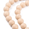 Natural Fossil Beads Strands G-E110-8mm-2-2