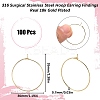 SUNNYCLUE 316 Surgical Stainless Steel Wine Glass Charms Rings STAS-SC0007-26G-2