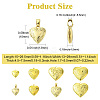 8Pcs 8 Styles Brass Locket Pendants KK-CJ0003-60-2