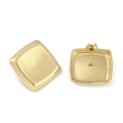 304 Stainless Steel Stud Earrings EJEW-C105-03G-1