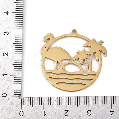 201 Stainless Steel Pendants LS-STAS-I344-03G-1