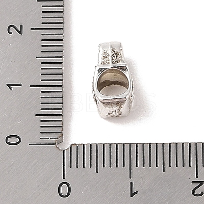 Tibetan Style Alloy European Beads TIBE-Q090-61AS-1