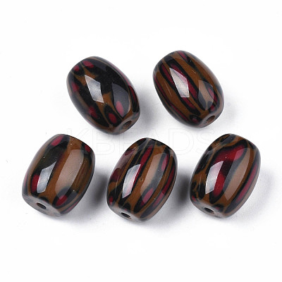 Two Tone Acrylic Beads OACR-S038-024-1