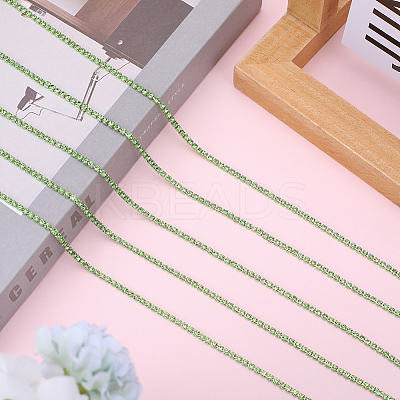 1 Roll Electrophoresis Iron Rhinestone Strass Chains CHC-GF0001-06C-1