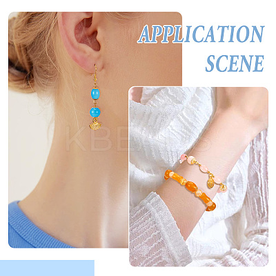 3 Sets 3 Styles DIY Lampwork Beads & Alloy Pendant & Link & Bead Caps Jewelry Findings Kits DIY-TA0011-60-1