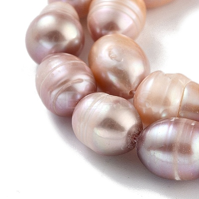 Natural Cultured Freshwater Pearl Beads Strands PEAR-P062-12C-1