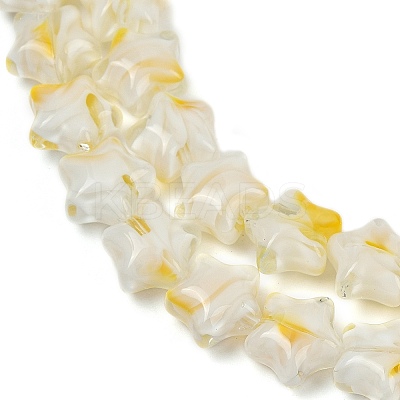 Handmade Millefiori Glass Beads Strands LAMP-H067-01A-1