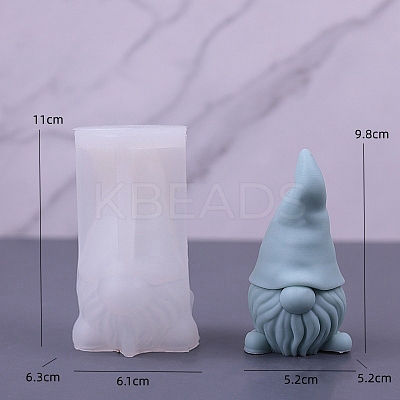 Gnome DIY Food Grade Silicone Statue Candle Molds LS-PW-WG40941-01-1