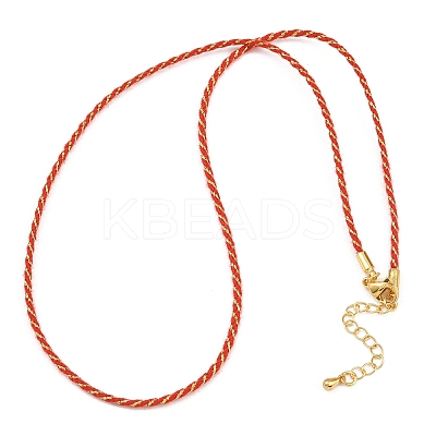 2MM Nylon Braided Cord Necklace Making MAK-A019-02G-21-1