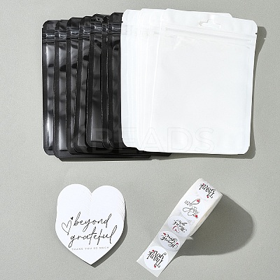 Thanksgiving Day Theme Rectangle Plastic Packaging Yin-yang Resealable Bags OPP-FS0001-12-1
