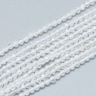 Natural Rainbow Moonstone Beads Strands G-D0003-E91-3MM-1