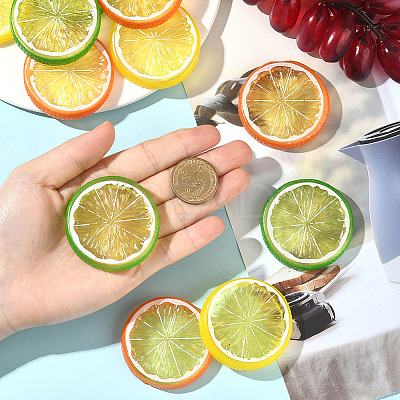 12Pcs 3 Colors PVC Plastic Cabochons KY-SP0001-70-1